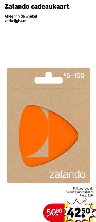 Aanbieding: Zalando cadeaukaart