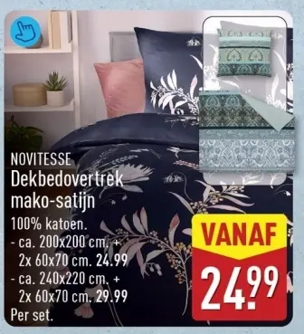Aanbieding: Dekbedovertrek mako-satijn