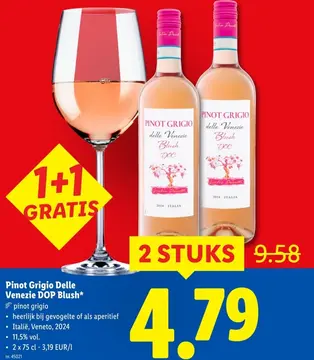 Aanbieding: Pinot Grigio Delle Venezie DOP Blush*