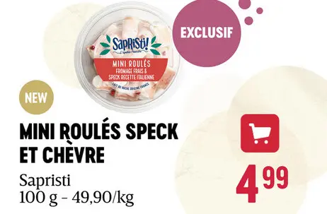 Offre: Kaasrolletjes | Speck