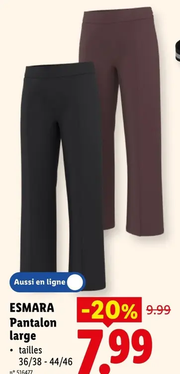 Offre: Pantalon large