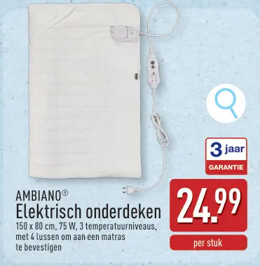 Aanbieding: Elektrisch onderdeken