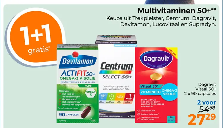 Aanbieding: Dagravit Vitaal 50+