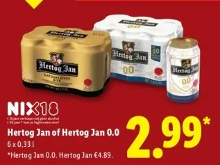 Aanbieding: Hertog Jan of Hertog Jan 0.0