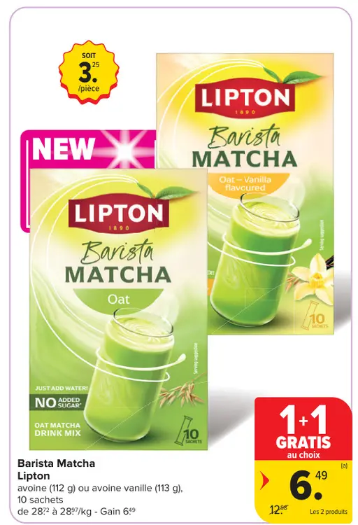 Offre: Barista Matcha