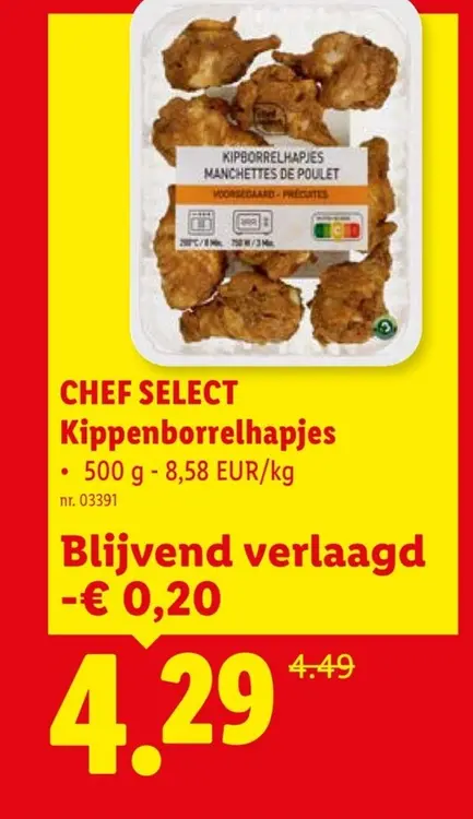 Promotie: Kippenborrelhapjes