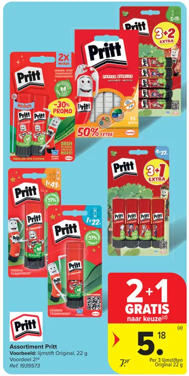 Promotie: Assortiment Pritt