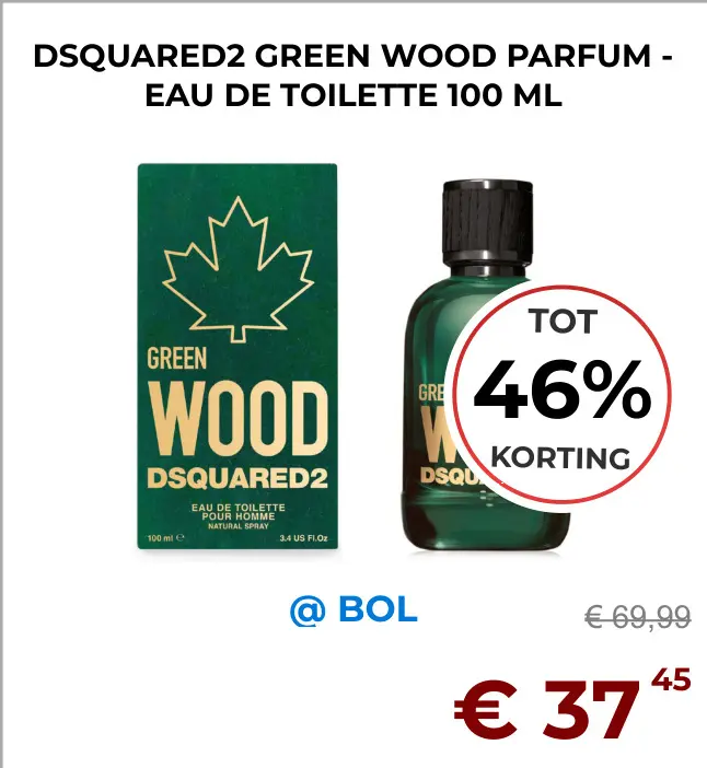 Aanbieding: Green wood parfum
