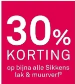 Aanbieding: Sikkens lak & muurverf
