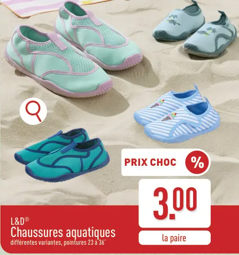 Offre: Chaussures aquatiques
