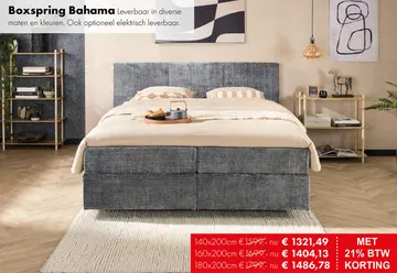 Aanbieding: Bahama boxspring
