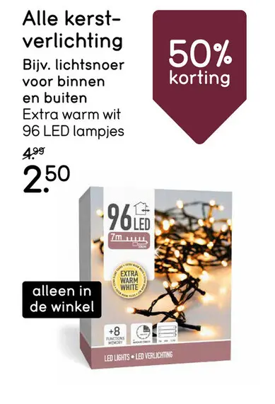 Aanbieding: Alle kerstverlichting