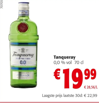 Aanbieding: Tanqueray