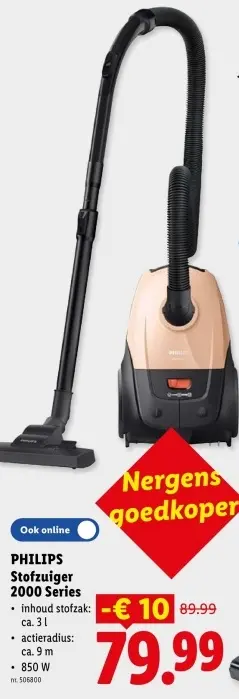 Promotie: Stofzuiger 2000 Series