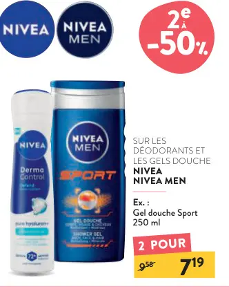 Offre: Gel douche Sport