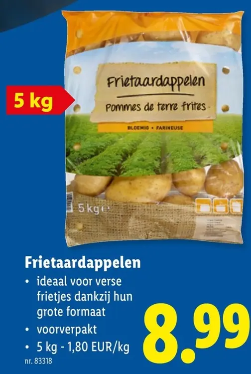 Promotie: Frietaardappelen