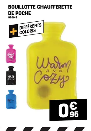 Offre: Bouillotte chaufferette de poche