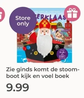 Aanbieding: Zie ginds komt de stoomboot kijk en voel boek