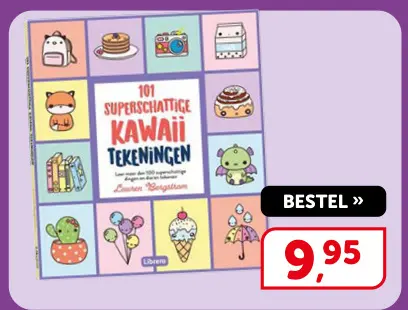 Promotie: 101 Superschattige Kawaii Tekeningen