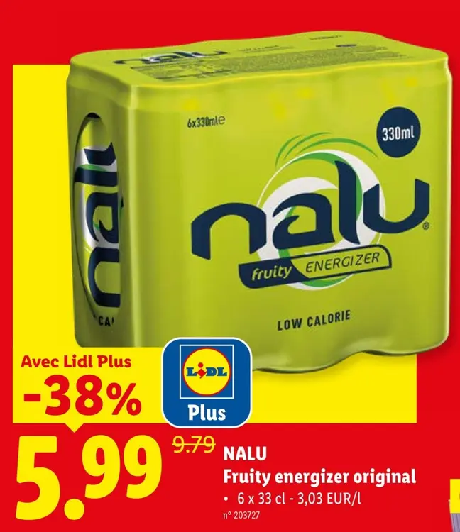 Offre: Fruity energizer original