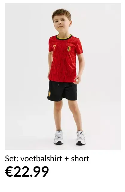 Promotie: voetbalshirt + short