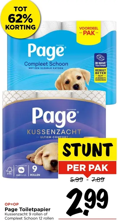 Aanbieding: Toiletpapier