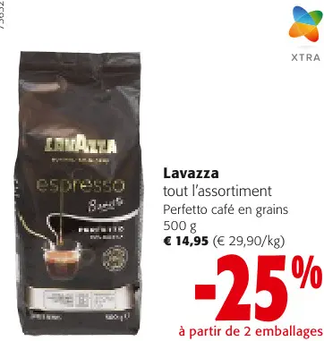 Offre: Lavazza tout l'assortiment