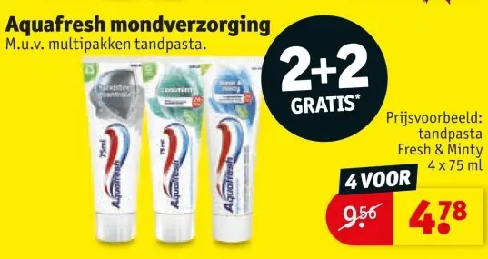 Aanbieding: Aquafresh mondverzorging