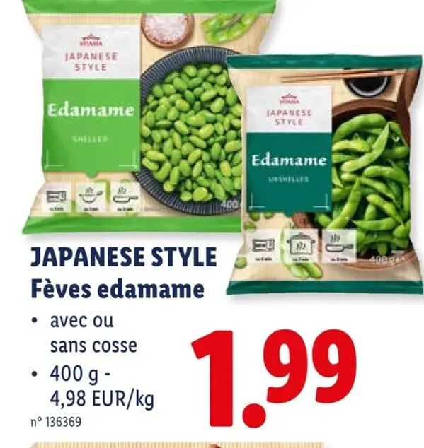 Offre: Fèves edamame