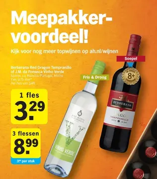 Aanbieding: Berberana Red Dragon Tempranillo of J.M. da Fonseca