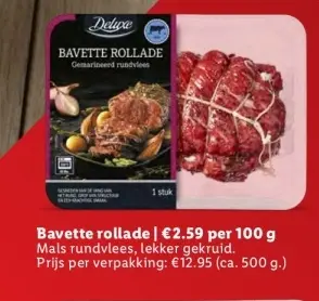 Aanbieding: Bavette rollade