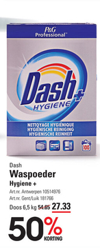 Aanbieding: Dash Waspoeder Hygiene +