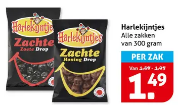 Aanbieding: Harlekijntjes Zachte