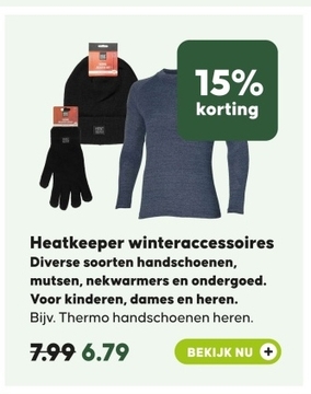 Aanbieding: Thermo handschoenen heren