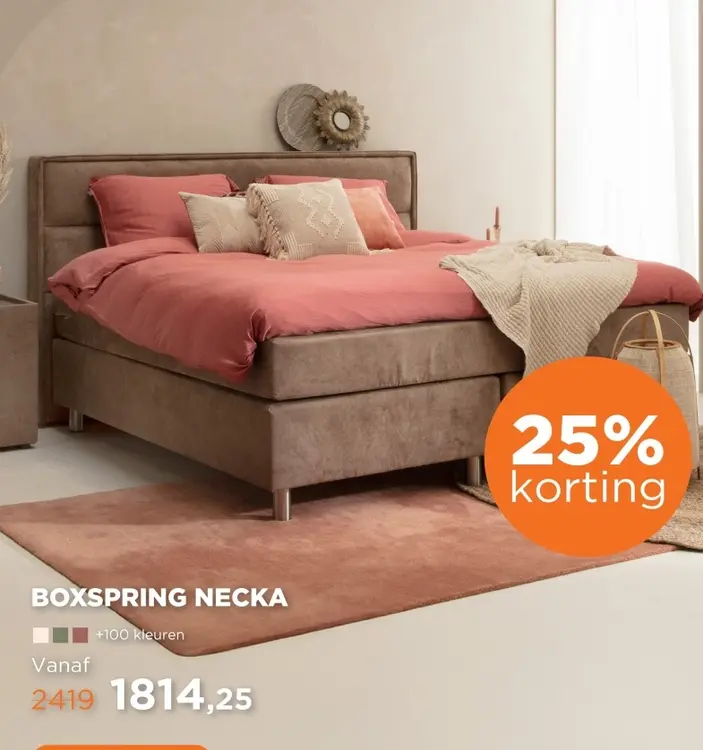 Aanbieding: Boxspring necka
