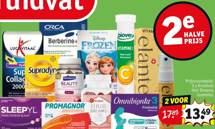 Promotie: Vitaminen, mineralen en supplementen