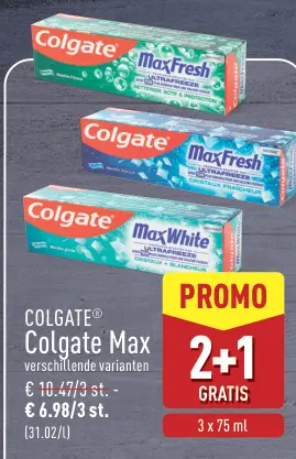Promotie: Colgate Max