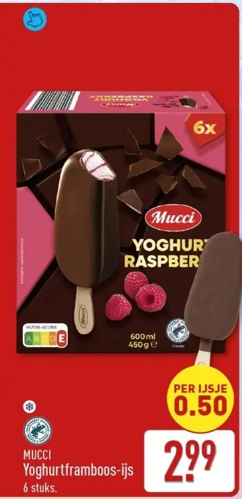 Aanbieding: Yoghurtframboos-ijs