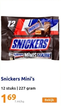 Aanbieding: Snickers Mini&apos;s