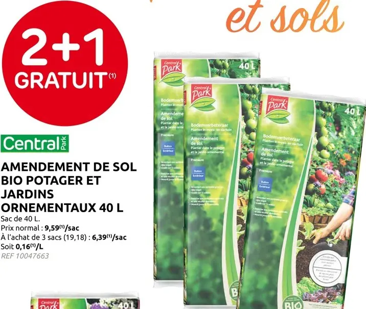 Offre: Amendement de sol bio potager et jardins ornementaux
