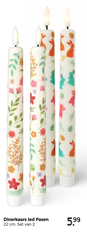 Aanbieding: Dinerkaars led Pasen