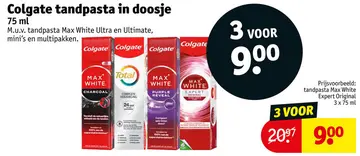 Aanbieding: Tandpasta in doosje