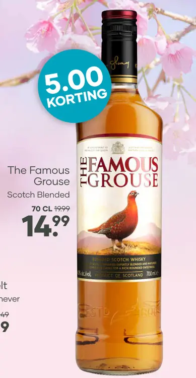 Aanbieding: The Famous Grouse Scotch Blended