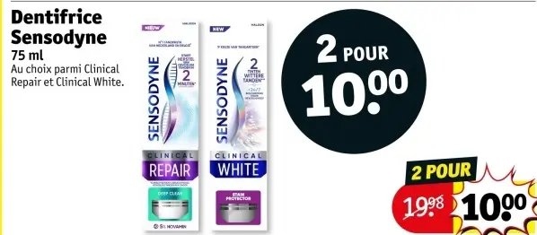 Offre: Dentifrice