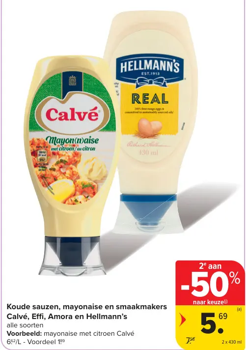 Promotie: Koude sauzen, mayonaise en smaakmakers