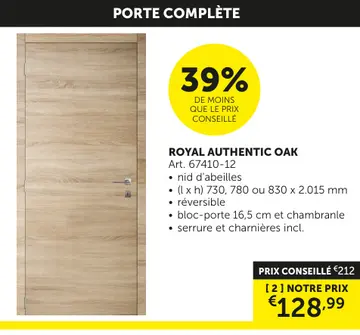 Offre: ROYAL AUTHENTIC OAK