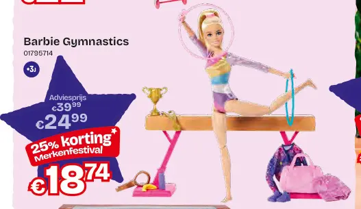 Promotie: Barbie Gymnastics