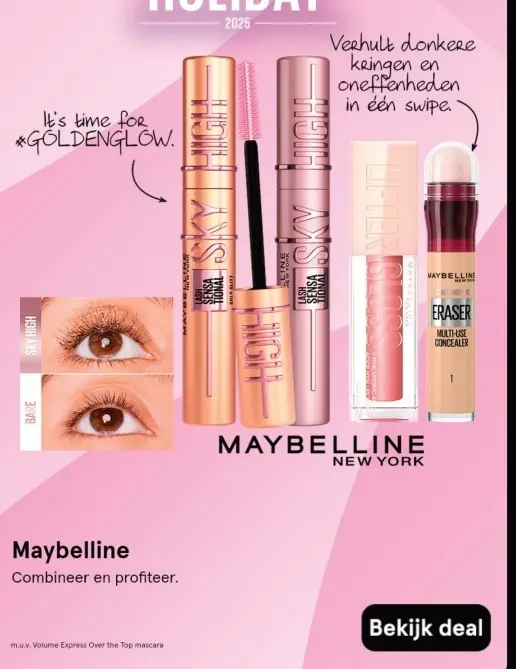 Aanbieding: Lash Sensational Sky High Mascara, Lifter Glo