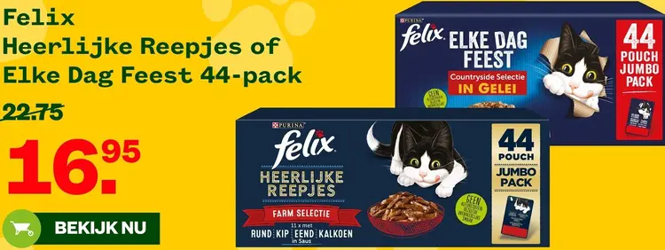 Aanbieding: Heerlijke Reepjes of Elke Dag Feest 44-pack