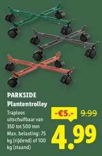 Aanbieding: Plantentrolley